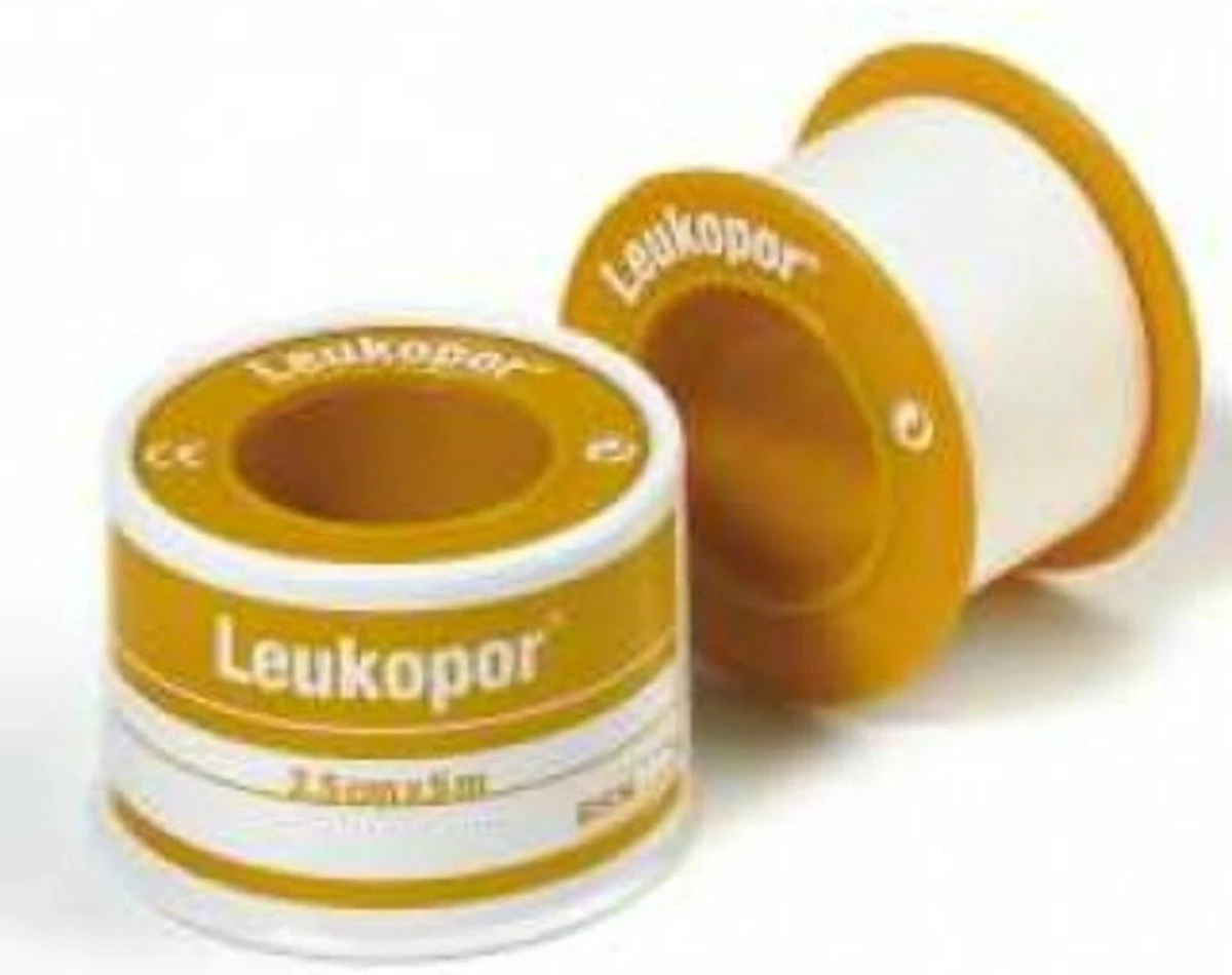 Leukopor Zeer Gevoelige Huid - Pleisters - 5 M X 2.5 Cm - 1 Rol 2 Leukopor Zeer Gevoelige Huid - Pleisters - 5 M X 2.5 Cm - 1 Rol - Afbeelding 2