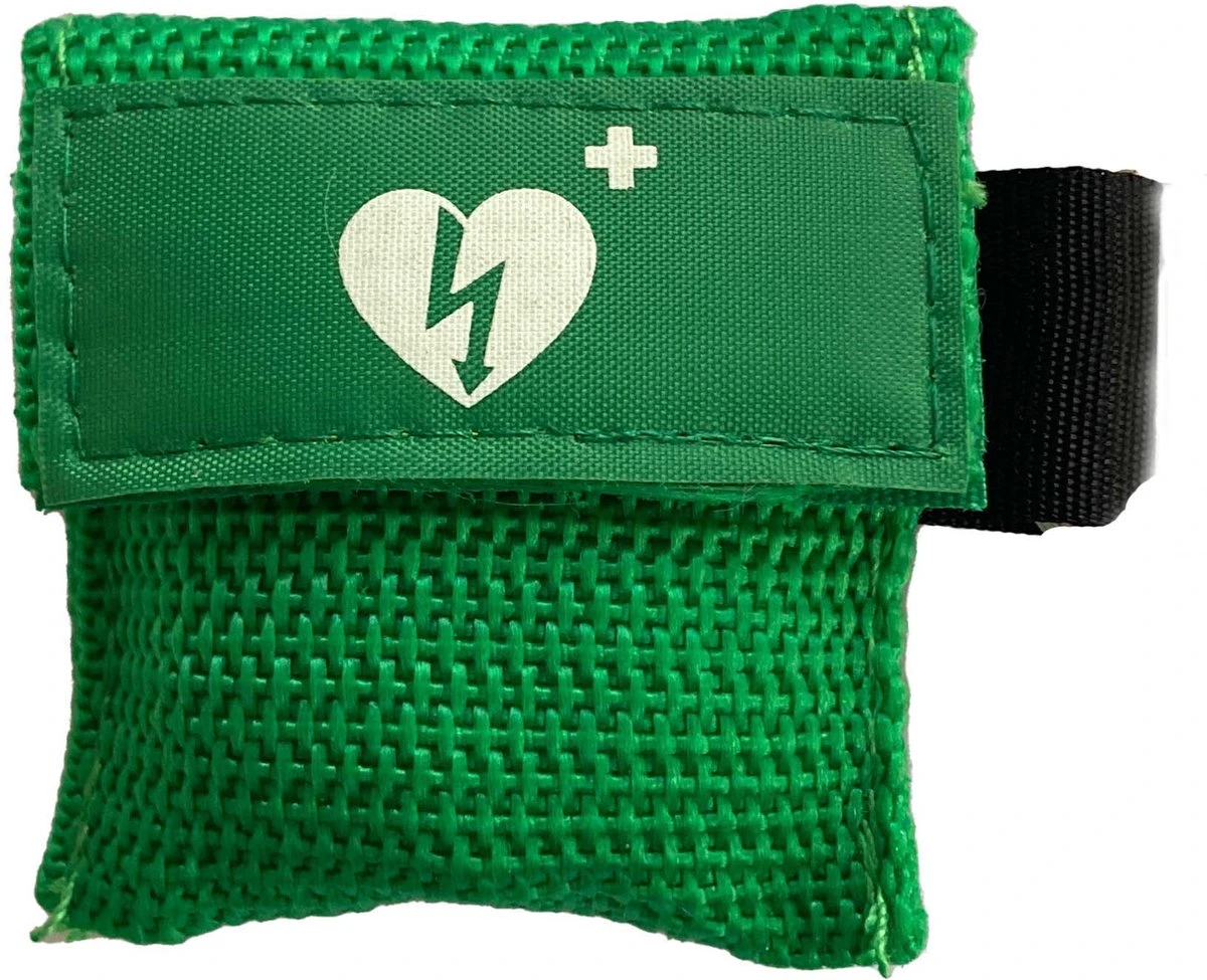 Kiss Of Life - Ademhalingsmasker - Beademingsdoekje - Gezichtsbeschermer - Sleutelhanger - Groen 4 Kiss Of Life - Ademhalingsmasker - Beademingsdoekje - Gezichtsbeschermer - Sleutelhanger - Groen - Afbeelding 4