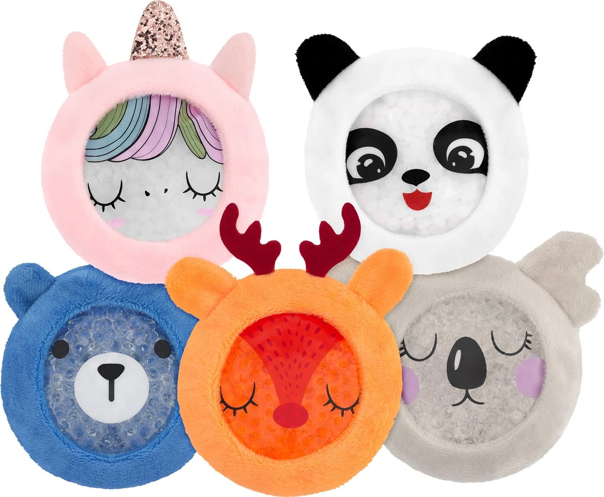 Navaris Gel Packs 5 Stuks - Herbruikbaar Cold Pack Voor Verkoeling - Koelcompres Voor Kinderen Met Speels Ontwerp - Voor Eerste Hulp Bij Ongelukjes 3 Navaris Gel Packs 5 Stuks - Herbruikbaar Cold Pack Voor Verkoeling - Koelcompres Voor Kinderen Met Speels Ontwerp - Voor Eerste Hulp Bij Ongelukjes - Afbeelding 3