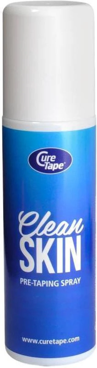 CureTape® Clean Skin Pre-Taping Spray Met 70% Alcohol - Reinigingsspray Voor De Huid 2 CureTape® Clean Skin Pre-Taping Spray Met 70% Alcohol - Reinigingsspray Voor De Huid - Afbeelding 2