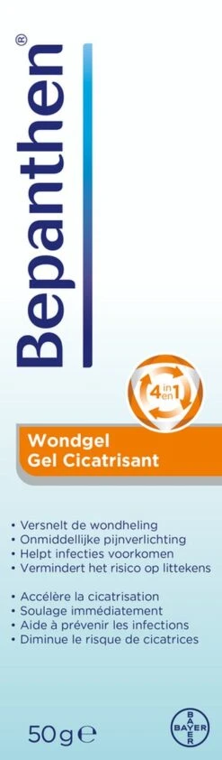 Bepanthen Wondgel - Vegan Hydrogel - Behandeling Van Kleine Wonden Zoals Snijwonden, Schaafwonden Of Brandwonden - 50 Gram 17 Bepanthen Wondgel - Vegan Hydrogel - Behandeling Van Kleine Wonden Zoals Snijwonden, Schaafwonden Of Brandwonden - 50 Gram -Winkel Voor Ehbo-Apparatuur 352x1200