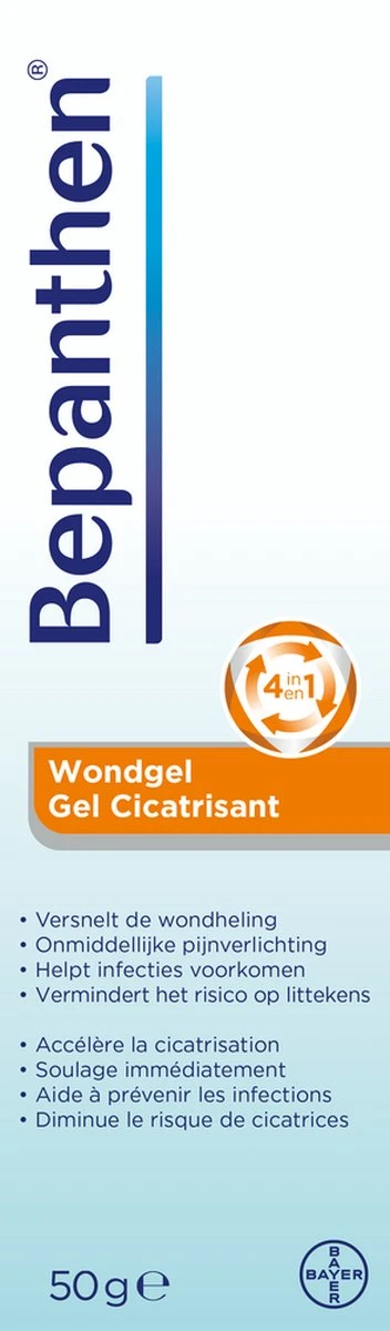 Bepanthen Wondgel - Vegan Hydrogel - Behandeling Van Kleine Wonden Zoals Snijwonden, Schaafwonden Of Brandwonden - 50 Gram 9 Bepanthen Wondgel - Vegan Hydrogel - Behandeling Van Kleine Wonden Zoals Snijwonden, Schaafwonden Of Brandwonden - 50 Gram - Afbeelding 9