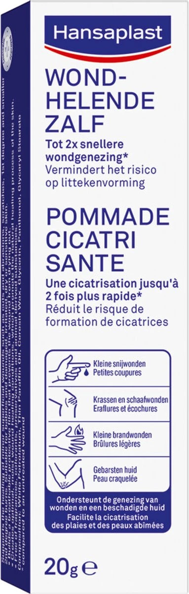 Hansaplast Wondhelende Zalf - 20 Gram - Handige Knijptube 3 Hansaplast Wondhelende Zalf - 20 Gram - Handige Knijptube - Afbeelding 3
