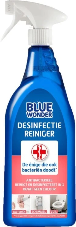 Blue Wonder Desinfectie Reiniger Spray 3 X 750 Ml -Winkel Voor Ehbo-Apparatuur 405x1200
