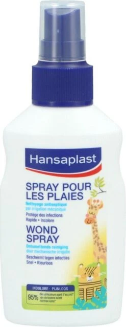 Hansaplast - Wondspray Kids - 100 Ml - Medisch Hulpmiddel -Winkel Voor Ehbo-Apparatuur 464x1200