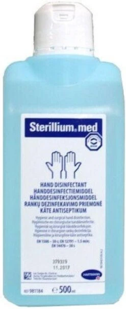 Hartmann Handdesinfectie Sterillium MED 500ml | Desinfectant - Hygiëne - Reiniging | Wordt Gebruikt In Ziekenhuizen!
