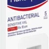 Hansaplast Sensitive Antibacterieel Zilver Pleisters XXL- 5 Stuks