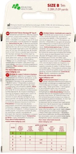 Tubigrip B - Wit - 1 Meter - Verband 5 Tubigrip B - Wit - 1 Meter - Verband -Winkel Voor Ehbo-Apparatuur 595x1200