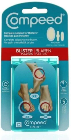 Compeed Mixpack - 5 Stuks - Blarenpleisters 13 Compeed Mixpack - 5 Stuks - Blarenpleisters -Winkel Voor Ehbo-Apparatuur 608x1200
