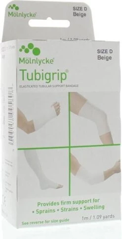 Tubigrip D - Beige - 1 Maat- Brace