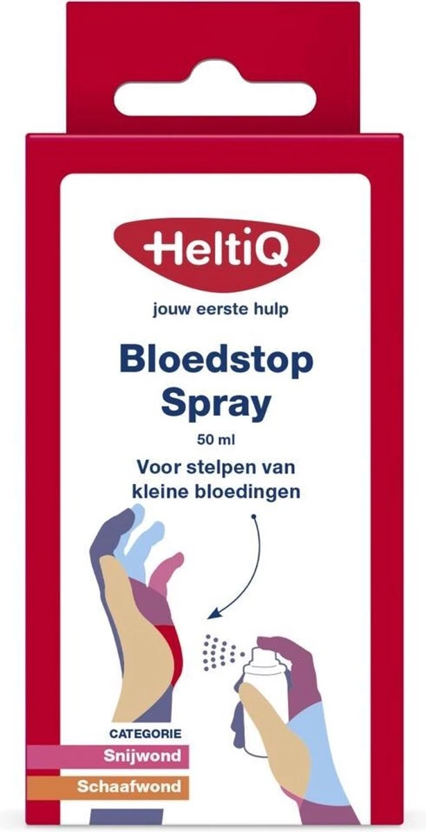 Heltiq Bloedstop Spray - 50 Ml - Wondspray 4 Heltiq Bloedstop Spray - 50 Ml - Wondspray - Afbeelding 4