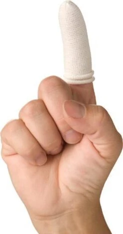 Vingerbob - Wit - 25 Stuks