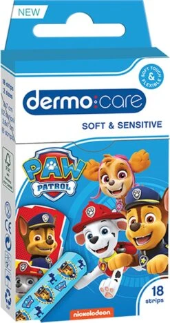 Dermo Care - Paw Patrol - Soft & Sensitive - Pleisters - 18 Stuks