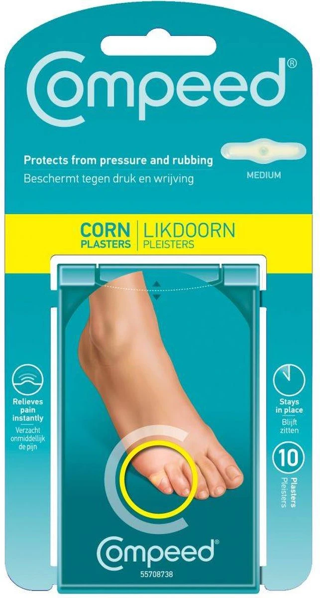 Compeed Medium - 10 Stuks - Likdoornpleisters 1 Compeed Medium - 10 Stuks - Likdoornpleisters