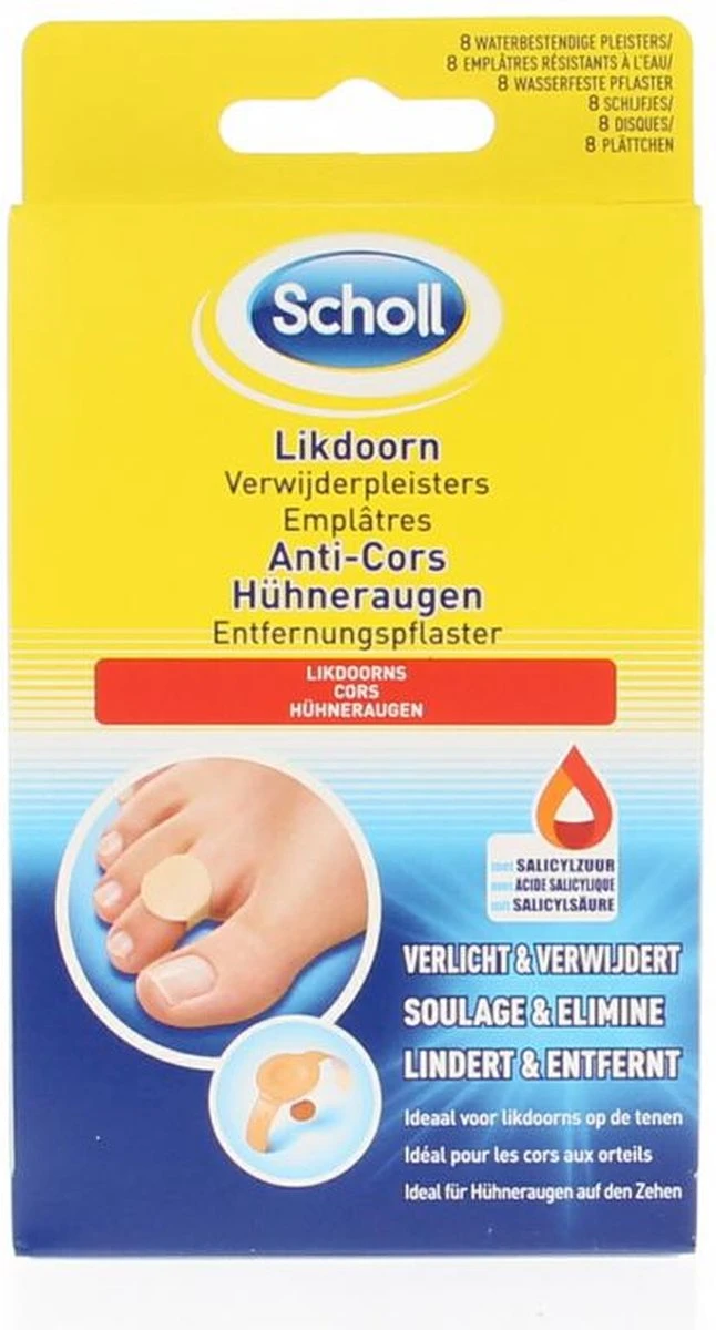 Scholl Likdoorn Verwijderpleister - 8 Stuks 3 Scholl Likdoorn Verwijderpleister - 8 Stuks - Afbeelding 3