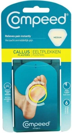 Compeed Eeltplekken Medium - 6 Stuks - Eeltpleister -Winkel Voor Ehbo-Apparatuur 648x1200