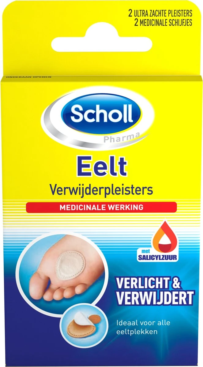 Scholl Eelt Verwijderpleister - 4 Stuks X2 2 Scholl Eelt Verwijderpleister - 4 Stuks X2 - Afbeelding 2
