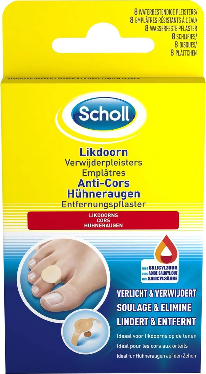 Scholl Likdoornpleisters - Waterproof - 8 Stuks X2 1 Scholl Likdoornpleisters - Waterproof - 8 Stuks X2