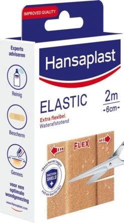 Hansaplast Pleister – Elastic , 2mx6cm - 1 Stuks 12 Hansaplast Pleister – Elastic , 2mx6cm - 1 Stuks -Winkel Voor Ehbo-Apparatuur 667x1200