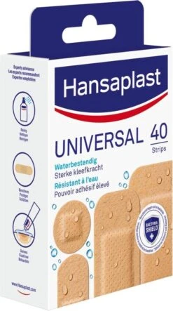 Hansaplast Universal Pleisters - 40 Strips 18 Hansaplast Universal Pleisters - 40 Strips -Winkel Voor Ehbo-Apparatuur 669x1200
