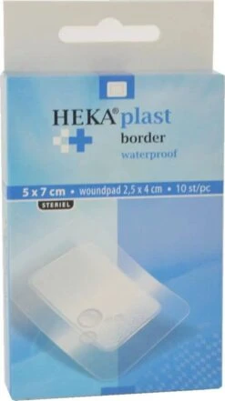 Waterproof Eilandpleister 5 X 7 Cm (10 Stuks) Watervaste Borderpleister. Hekaplast 6 Waterproof Eilandpleister 5 X 7 Cm (10 Stuks) Watervaste Borderpleister. Hekaplast -Winkel Voor Ehbo-Apparatuur 672x1200 1