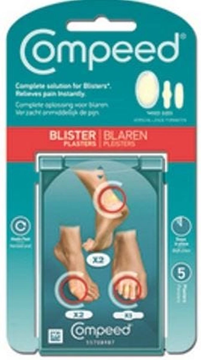Compeed Mixpack - 5 Stuks - Blarenpleisters 8 Compeed Mixpack - 5 Stuks - Blarenpleisters - Afbeelding 8