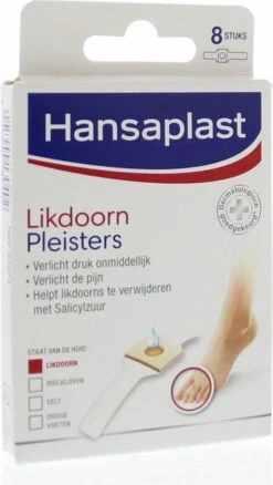 Hansaplast Likdoornpleisters - 8 Stuks -Winkel Voor Ehbo-Apparatuur 676x1200 1