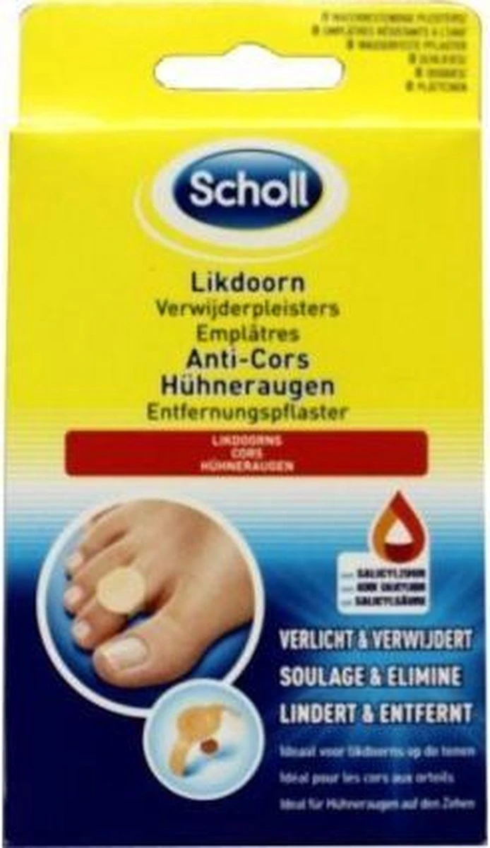 Scholl Likdoorn Verwijderpleister - 8 Stuks 4 Scholl Likdoorn Verwijderpleister - 8 Stuks - Afbeelding 4