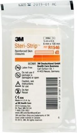 3M Steristrip R1546 - 6x100mm Wondpleister, 3 Zakjes Met 10 Strips