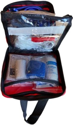 EHBO Koffer - EHBO Huisdier - EHBO Voor Hond En Kat - First Aid Kit - 62-delig - Inclusief Riem En Drinkbak -Winkel Voor Ehbo-Apparatuur 697x1200