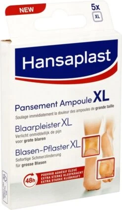 Hansaplast Blaarpleister Grote Blaren XL - 5 Stuks 18 Hansaplast Blaarpleister Grote Blaren XL - 5 Stuks -Winkel Voor Ehbo-Apparatuur 699x1200