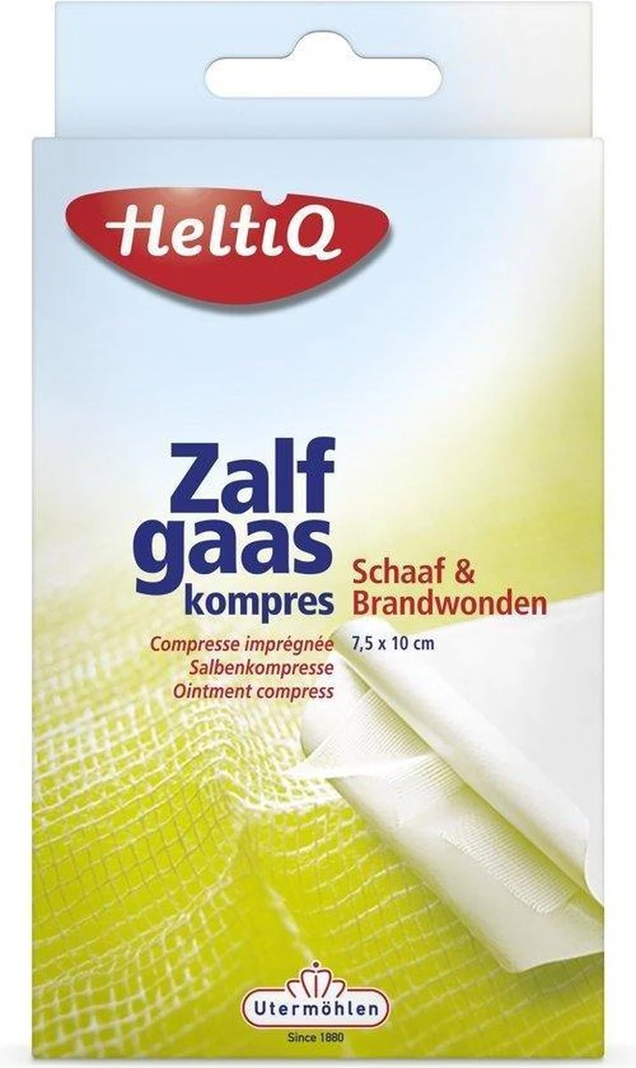 Heltiq Zalfkompres - 7.5 X 10 Cm - 6 Stuks - Gaasjes 2 Heltiq Zalfkompres - 7.5 X 10 Cm - 6 Stuks - Gaasjes - Afbeelding 2