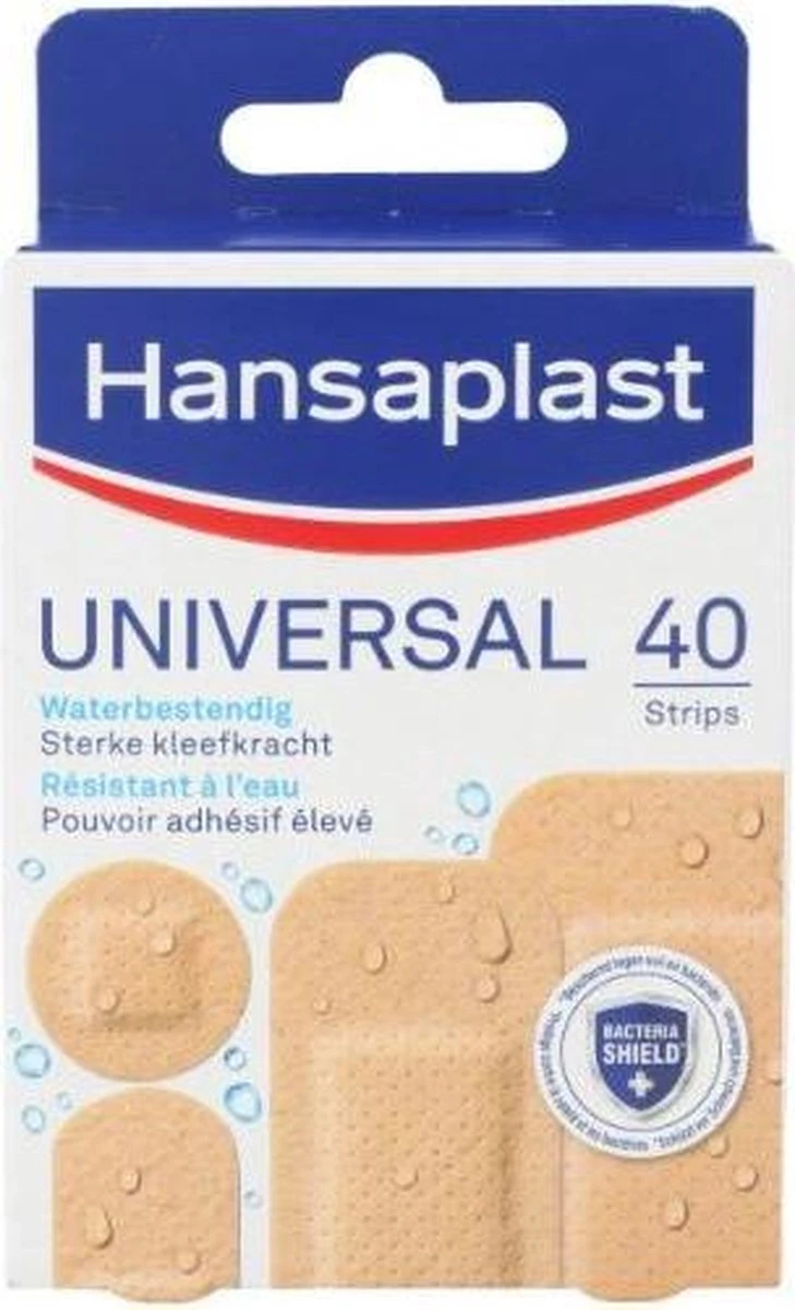 Hansaplast Universal Pleisters - 40 Strips 10 Hansaplast Universal Pleisters - 40 Strips - Afbeelding 10