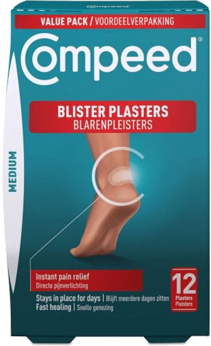 Compeed Blarenpleisters Medium 12ST 1 Compeed Blarenpleisters Medium 12ST