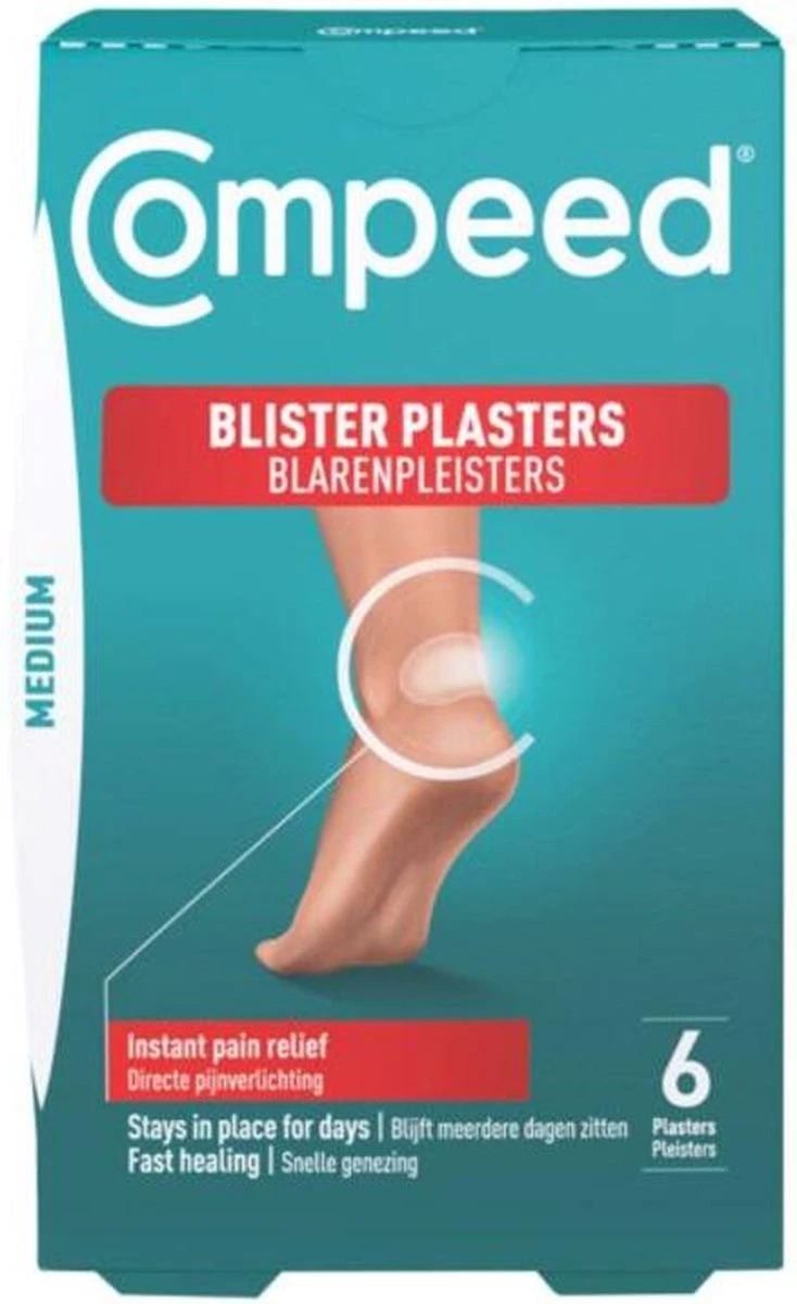 Compeed Blaren Pleisters Medium 6 Stuks 9 Compeed Blaren Pleisters Medium 6 Stuks - Afbeelding 9