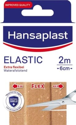 Hansaplast Pleister – Elastic , 2mx6cm - 1 Stuks