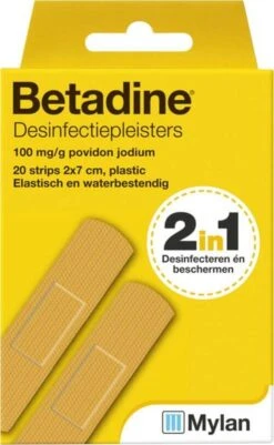 Betadine Desinfect - 20 Stuks - Pleisters -Winkel Voor Ehbo-Apparatuur 740x1200 1