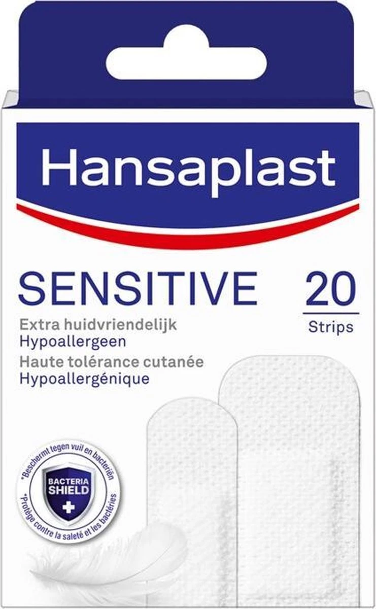 Hansaplast Sensitive Pleisters - 20 Strips 5 Hansaplast Sensitive Pleisters - 20 Strips - Afbeelding 5