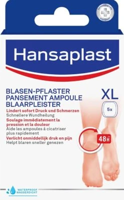 Hansaplast Blaarpleister Grote Blaren XL - 5 Stuks 16 Hansaplast Blaarpleister Grote Blaren XL - 5 Stuks -Winkel Voor Ehbo-Apparatuur 743x1200