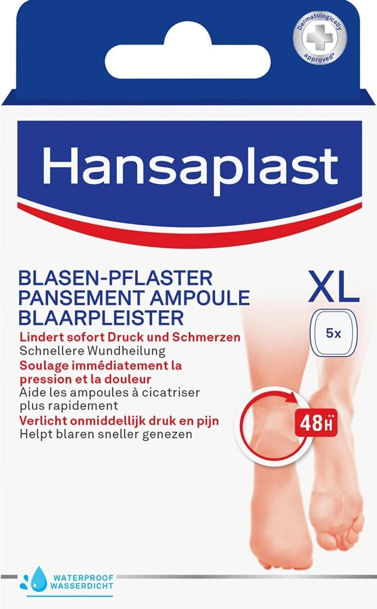 Hansaplast Blaarpleister Grote Blaren XL - 5 Stuks 6 Hansaplast Blaarpleister Grote Blaren XL - 5 Stuks - Afbeelding 6