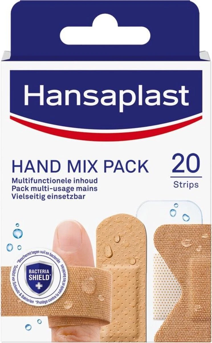 Hansaplast Mix Pack 20 Stuks 1 Hansaplast Mix Pack 20 Stuks