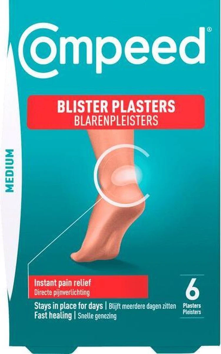 Compeed Blaren Pleisters Medium 6 Stuks 2 Compeed Blaren Pleisters Medium 6 Stuks - Afbeelding 2