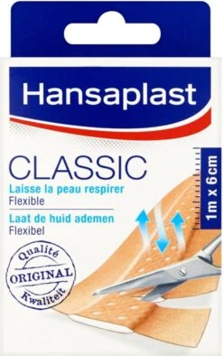Hansaplast Classic Pleisters - 1m X 6cm 16 Hansaplast Classic Pleisters - 1m X 6cm -Winkel Voor Ehbo-Apparatuur 752x1200