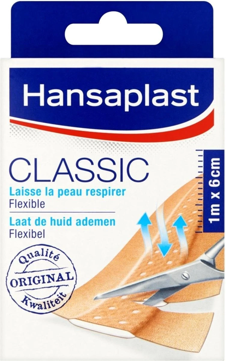 Hansaplast Classic Pleisters - 1m X 6cm 7 Hansaplast Classic Pleisters - 1m X 6cm - Afbeelding 7