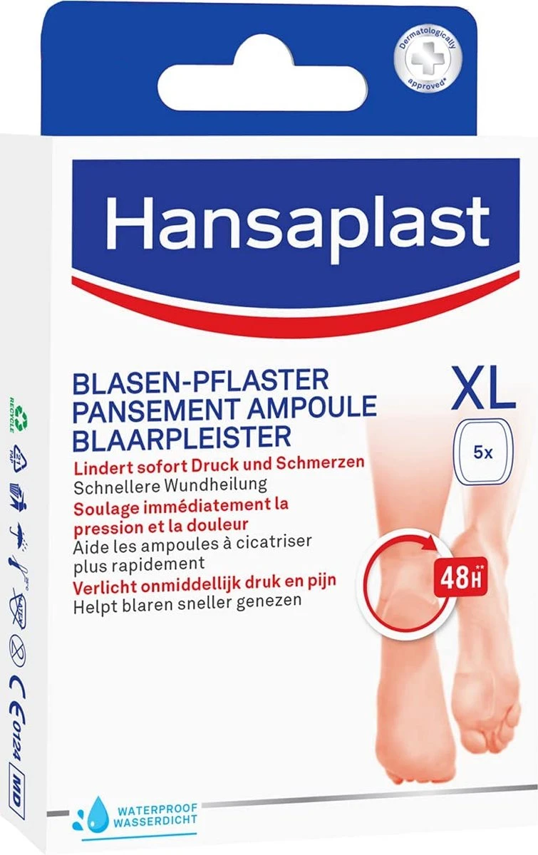 Hansaplast Blaarpleister Grote Blaren XL - 5 Stuks 5 Hansaplast Blaarpleister Grote Blaren XL - 5 Stuks - Afbeelding 5
