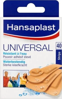 Hansaplast Universal Pleisters - 40 Strips 20 Hansaplast Universal Pleisters - 40 Strips -Winkel Voor Ehbo-Apparatuur 755x1200 2