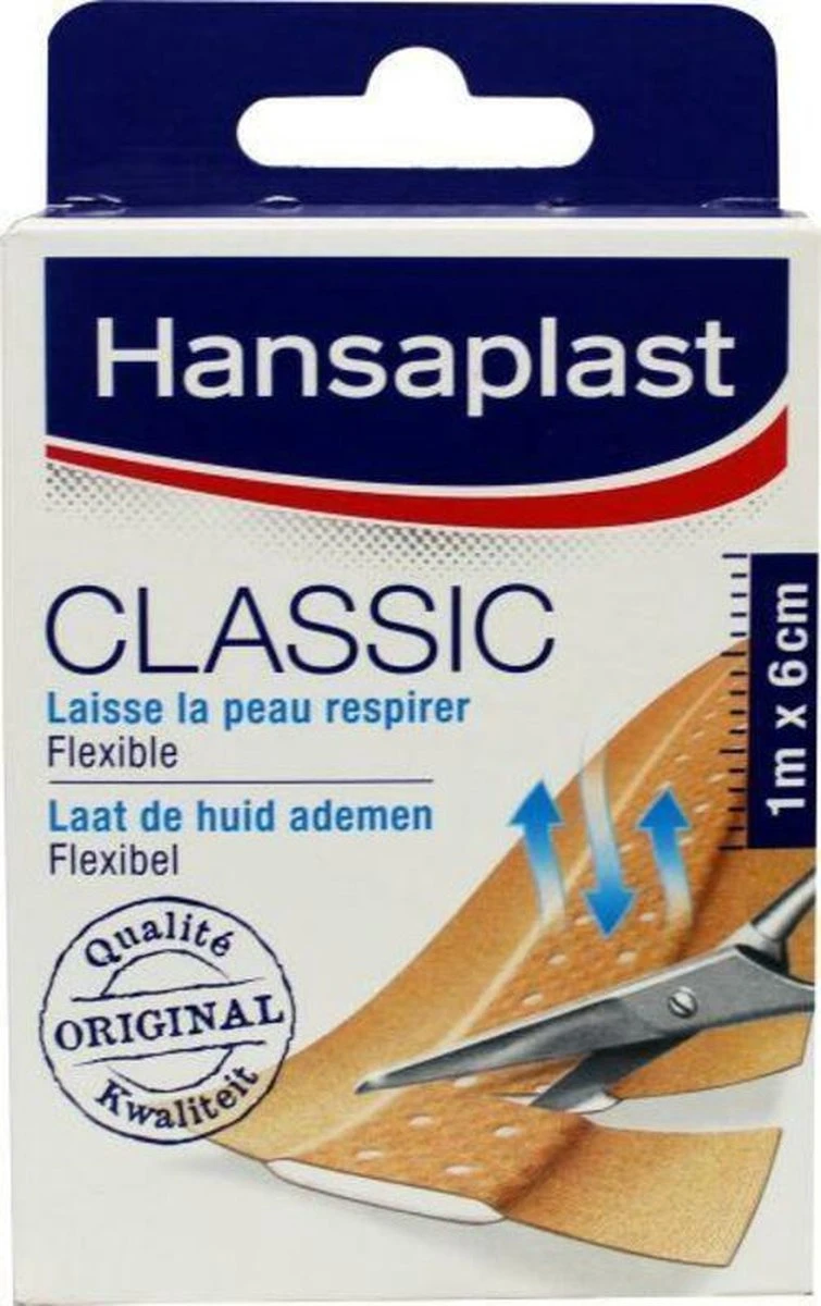 Hansaplast Classic Pleisters - 1m X 6cm 10 Hansaplast Classic Pleisters - 1m X 6cm - Afbeelding 10