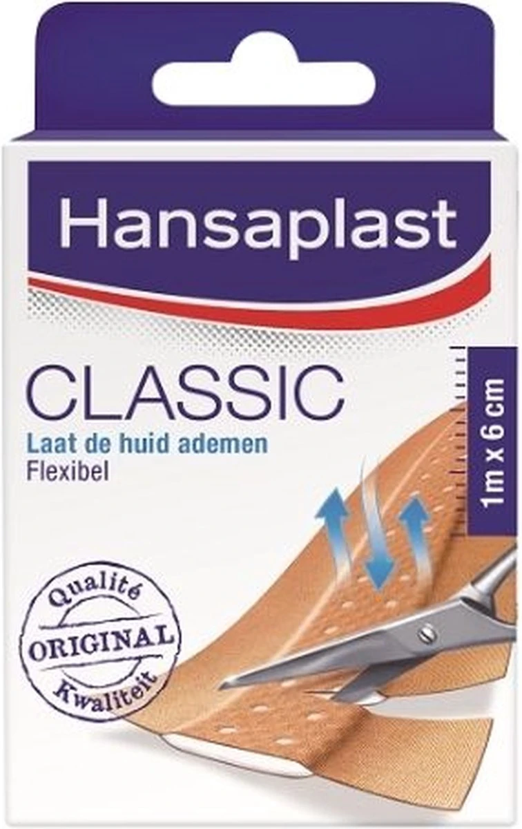 Hansaplast Classic Pleisters - 1m X 6cm 9 Hansaplast Classic Pleisters - 1m X 6cm - Afbeelding 9