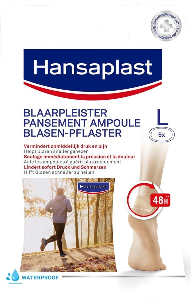 Hansaplast Groot - 5 Stuks - Blarenpleisters 1 Hansaplast Groot - 5 Stuks - Blarenpleisters