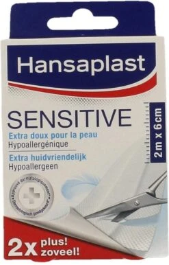 Hansaplast Pleisters Sensitive 2m X 6cm -Winkel Voor Ehbo-Apparatuur 767x1200 1